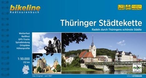 Bikeline Thüringer Städtekette, Buch