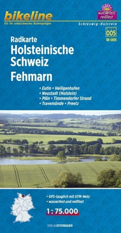 Bikeline Radkarte Holsteinische Schweiz, Fehmarn (SH05), Karten