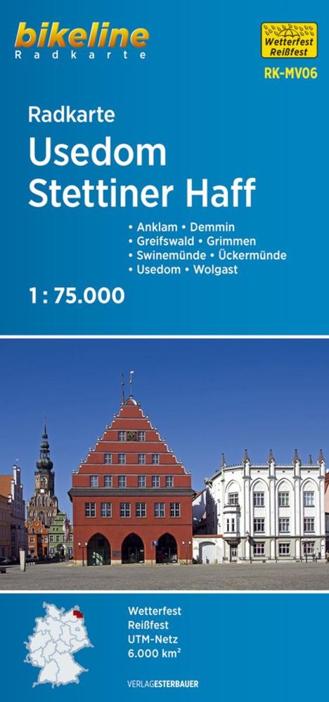 Radkarte Usedom Stettiner Haff (RK-MV06), Karten