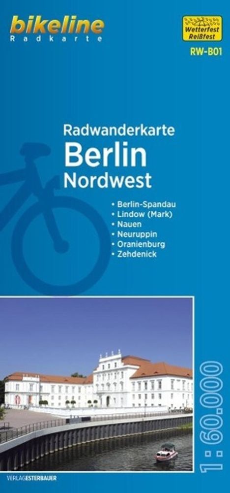 Bikeline Radwanderkarte Berlin Nordwest, Karten