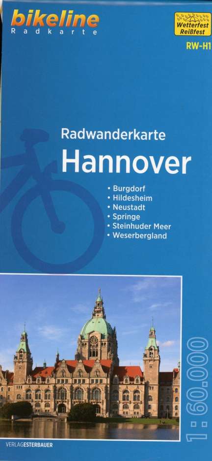 Bikeline Radwanderkarte Hannover, Karten
