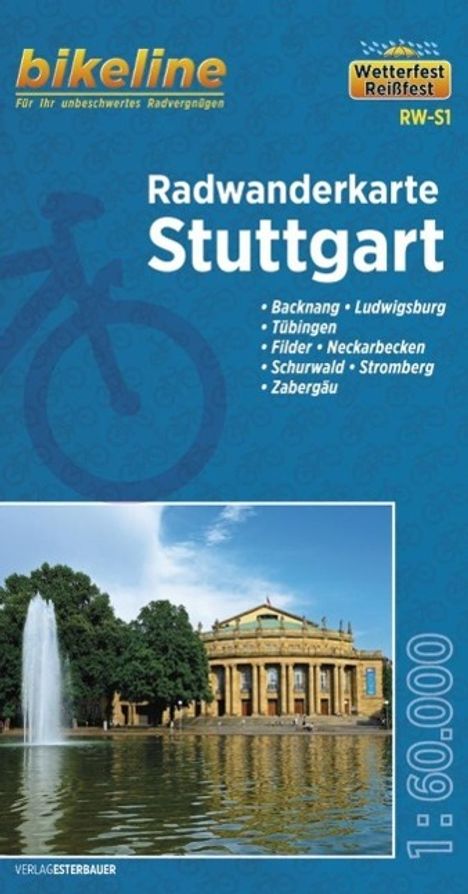 Bikeline Radwanderkarte Stuttgart, Diverse