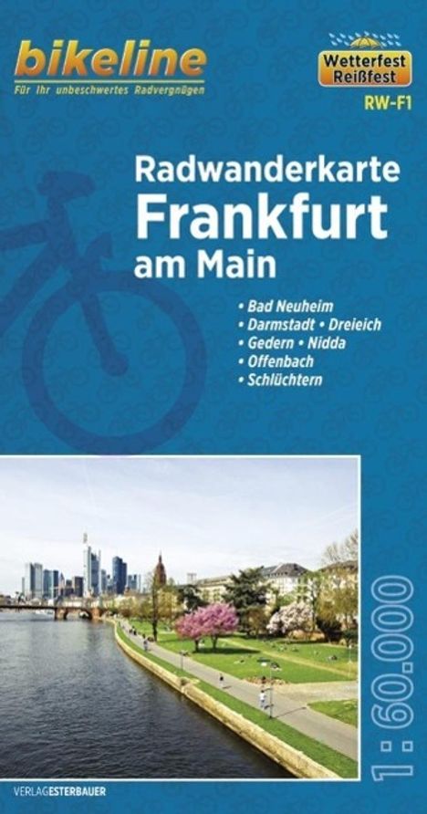 Bikeline Radwanderkarte Frankfurt am Main, Diverse