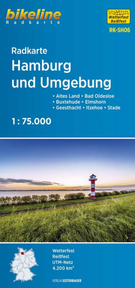 Bikeline Radkarte Hamburg und Umgebung (SH06) 1 : 75 000, Karten