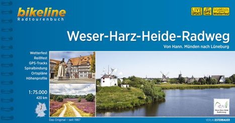 Bikeline Weser-Harz-Heide-Radweg, Buch