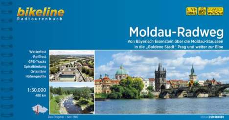 Bikeline Radtourenbuch Moldau-Radweg, Buch