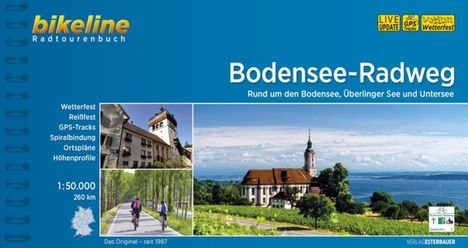 Bikeline Radtourenbuch Bodensee-Radweg, Buch