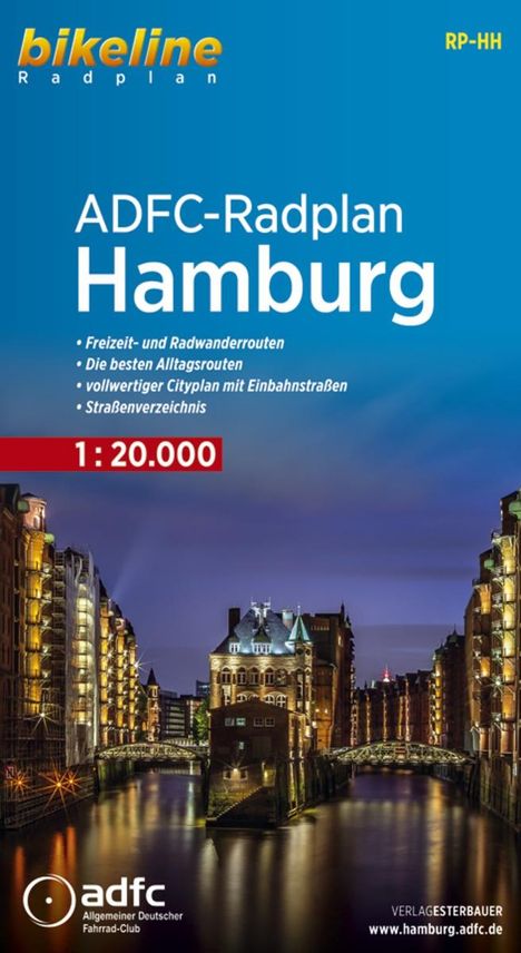 Bikeline Radkarte/ADFC-Radplan Hamburg, Buch