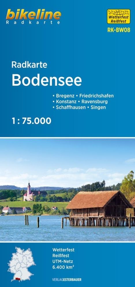 Bikeline Radkarte Bodensee, Karten