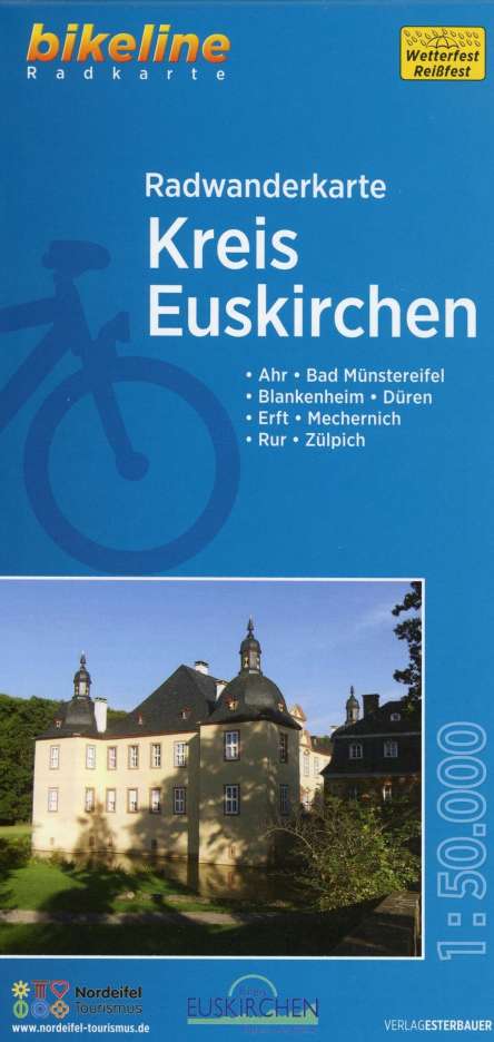 Bikeline Radwanderkarte Kreis Euskirchen, Karten