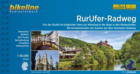 Bikeline Radtourenbuch RurUfer-Radweg, Buch