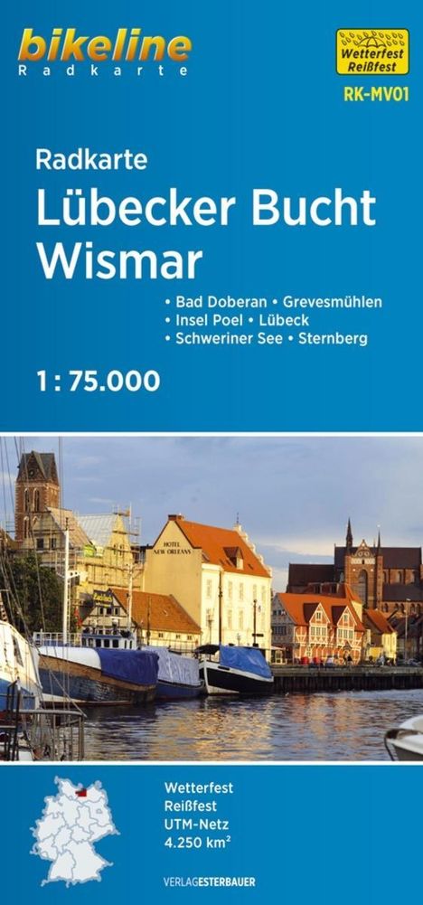 Radkarte Lübecker Bucht Wismar (RK-MV01), Karten
