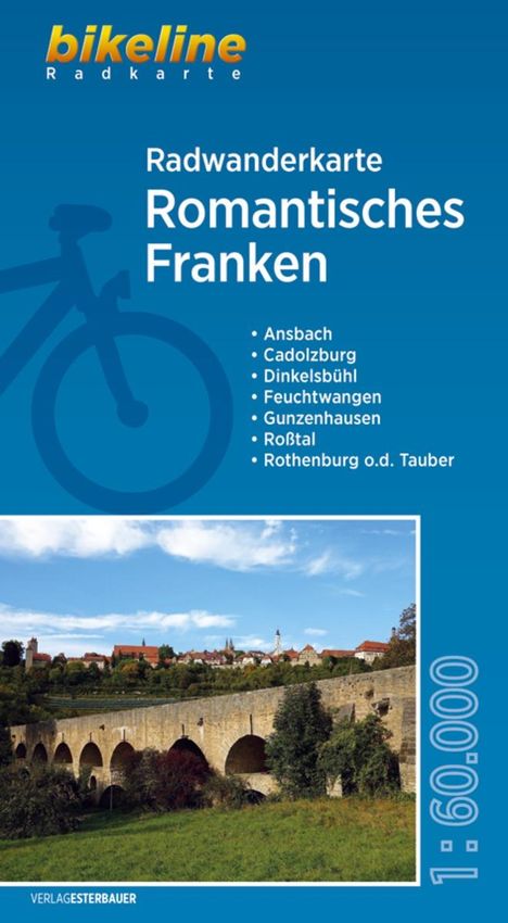 Radwanderkarte Romantisches Franken 1:60 000, Karten