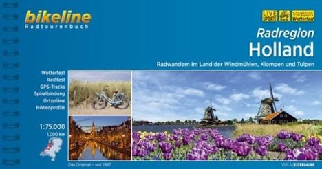 Bikeline Radtourenbuch Holland Radatlas, Buch