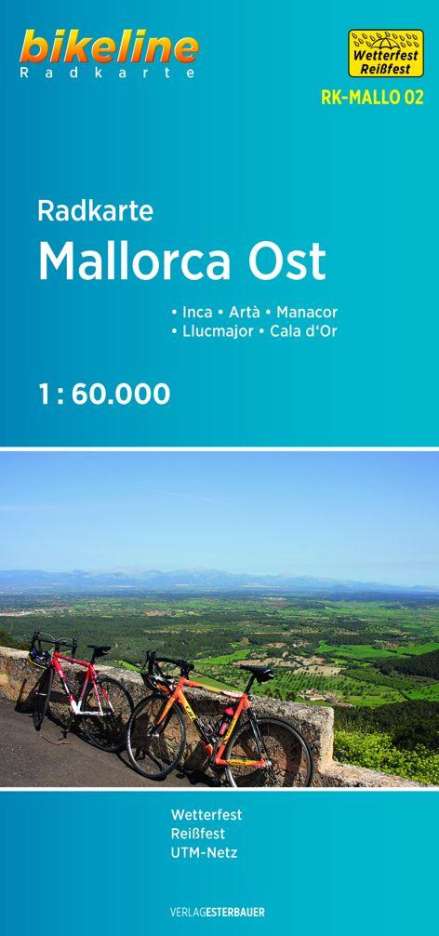 Bikeline Radkarte Mallorca Ost, Karten