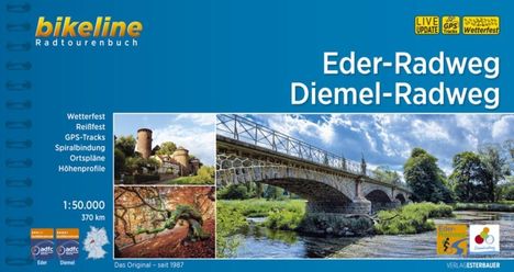 Eder-Radweg . Diemel-Radweg, Buch