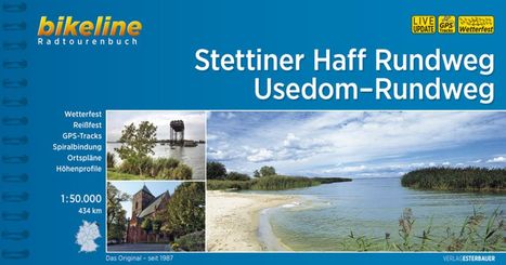 Bikeline Radtourenbuch Stettiner Haff Rundweg . Usedom-Rundweg, Buch