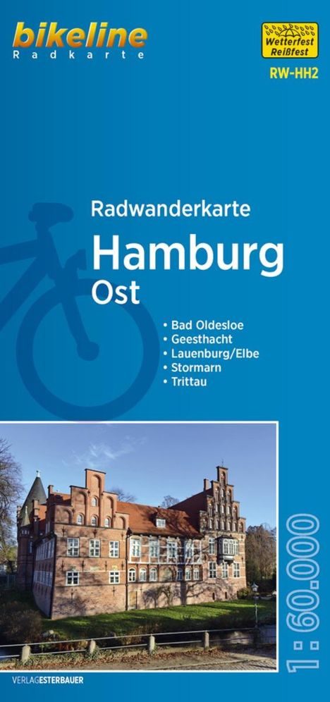 Radwanderkarte Hamburg Ost RW-HH2 1:60 000, Karten