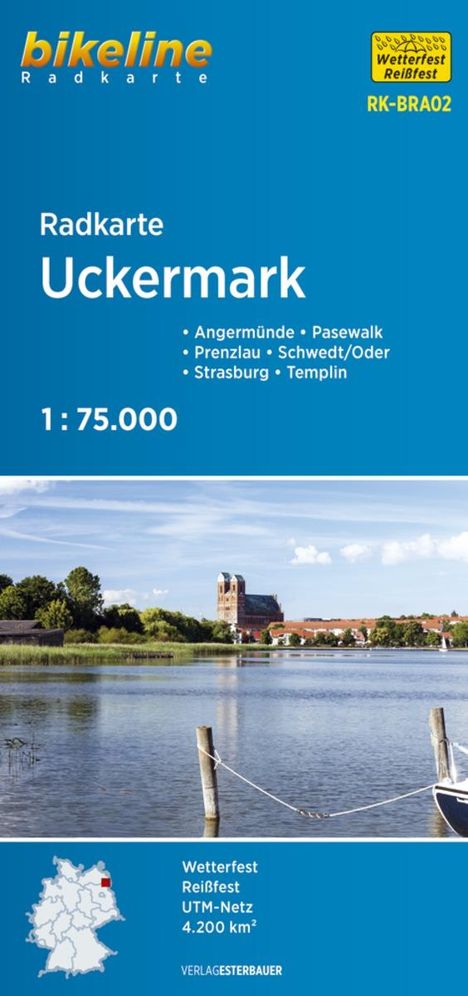 Radkarte Uckermark (RK-BRA02), Karten