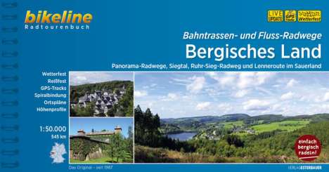 Bahntrassen- und Fluss-Radwege Bergisches Land, Buch