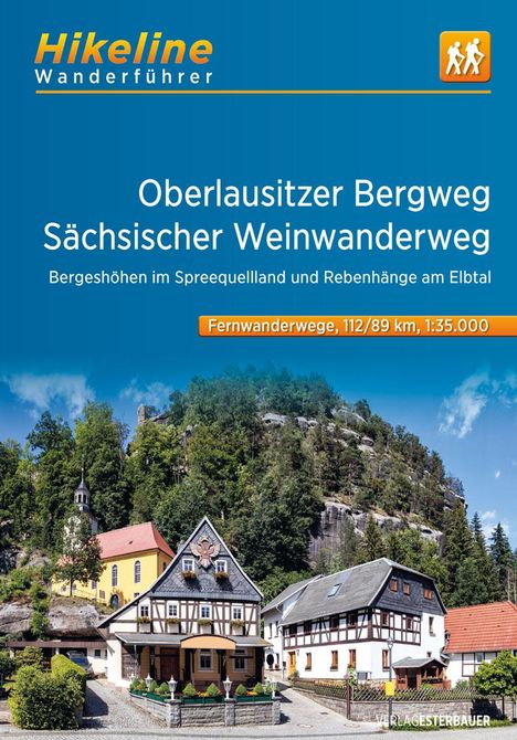 Wanderführer Oberlausitzer Bergweg . Sächsischer Weinwanderw, Buch