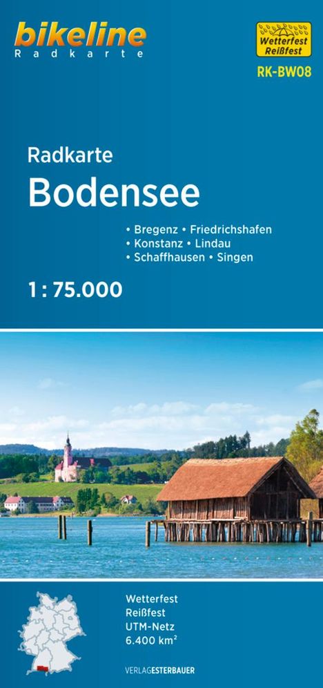 Radkarte Bodensee 1:75.000 (RK-BW08), Karten