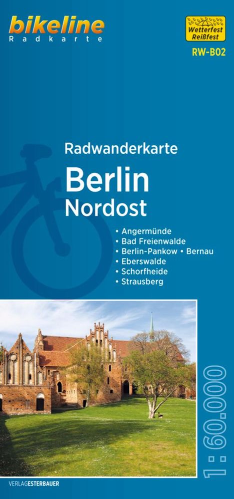 Radwanderkarte Berlin Nordost RW-B02, Karten