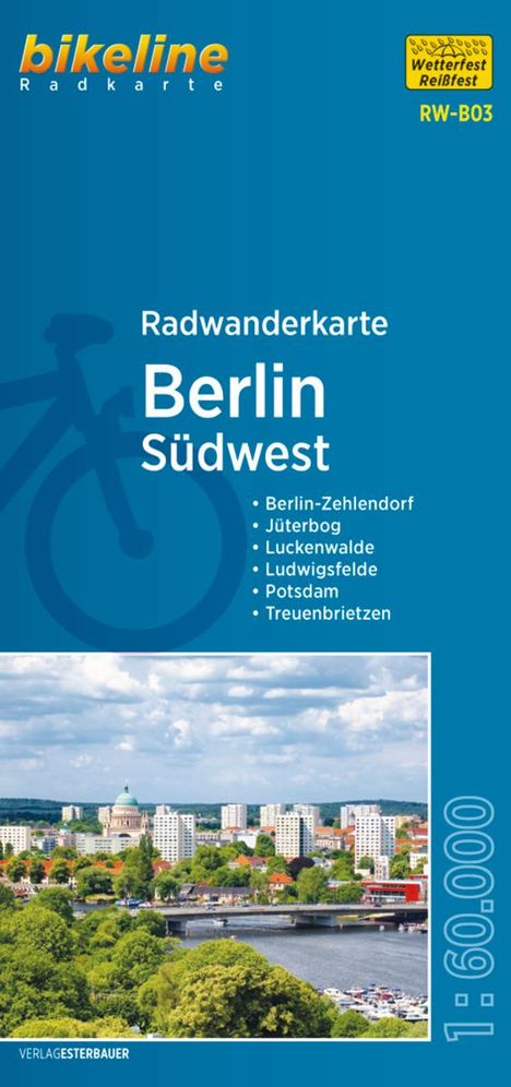 Radwanderkarte Berlin Südwest 1:60.000 (RW-B03), Karten