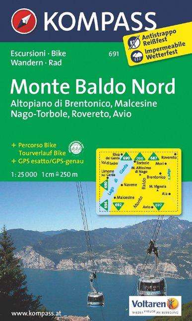 Monte Baldo Nord, Karten