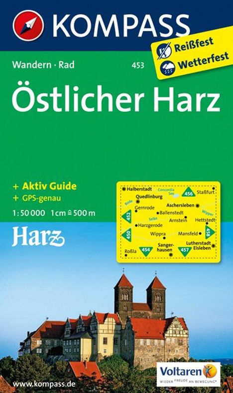 Östlicher Harz 1 : 50 000, Karten