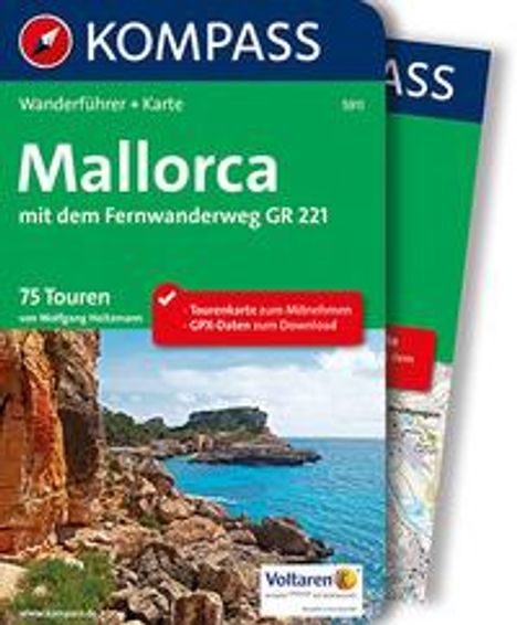 Wolfgang Heitzmann: KOMPASS Wanderführer 5911 Mallorca, Buch