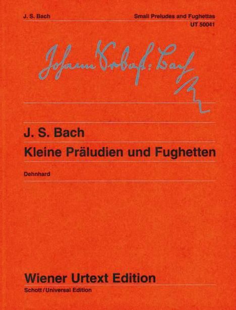 Johann Sebastian Bach: Kleine Präludien und Fughetten, Noten