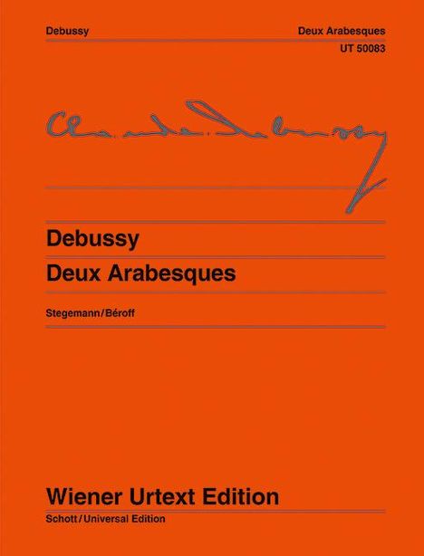 Claude Debussy: Deux Arabesques, Noten