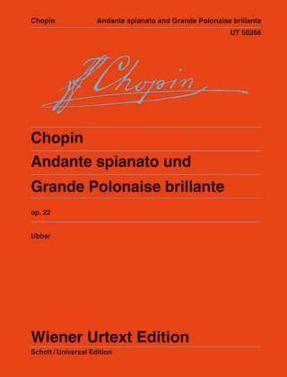 Andante spianato und Grande Polonaise brillante op.22, Noten