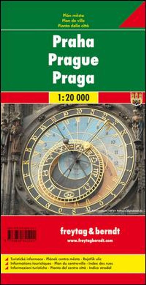 Prag Stadtplan 1 : 20 000, Karten