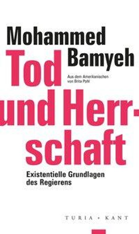 Mohammed A. Bamyeh: Bamyeh, M: Tod und Herrschaft, Buch