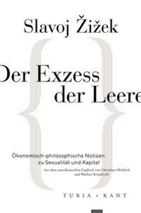 Slavoj Zizek: Der Exzess der Leere, Buch