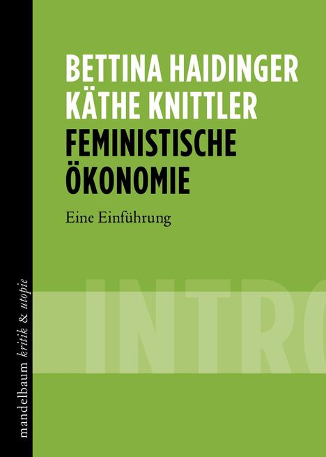 Bettina Haidinger: Feministische Ökonomie, Buch