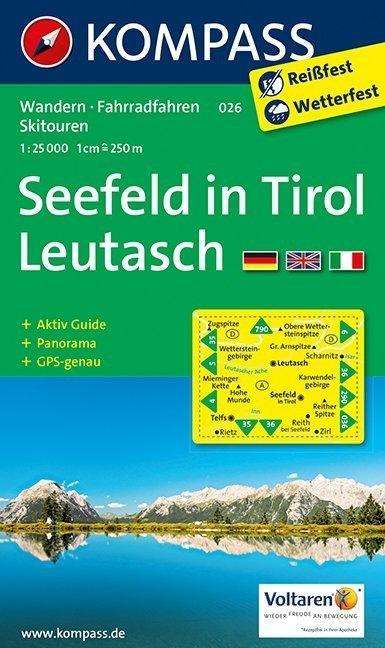 Kompass Karte Seefeld in Tirol, Leutasch, Diverse