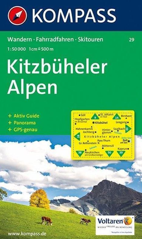 Kompass Karte Kitzbüheler Alpen, Diverse