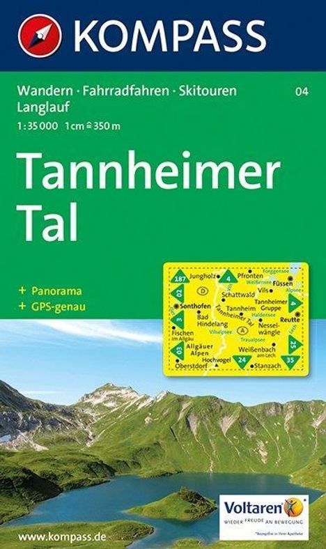 Kompass Karte Tannheimer Tal, Diverse