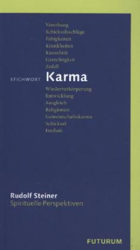 Rudolf Steiner: Stichwort Karma, Buch