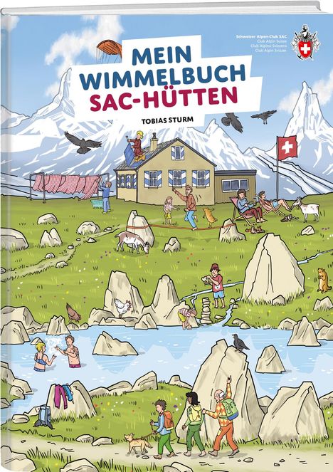 Nina Bieri: Mein Wimmelbuch SAC-Hütten, Buch