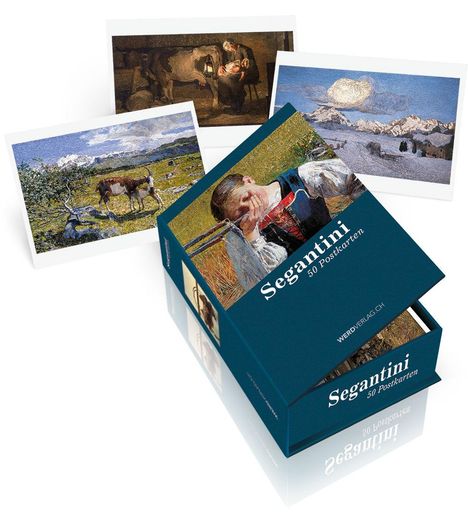 Postkartenbox Giovanni Segantini, Buch