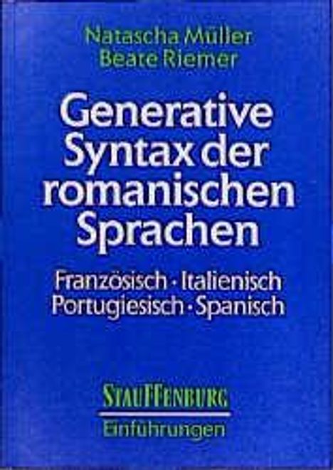 Natascha Müller: Mueller: Generative Syntax/Rom. Spr., Buch