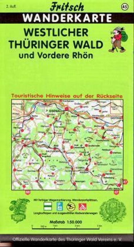 Fritsch Karte - Westlicher Thüringer Wald und Vordere Rhön, Diverse