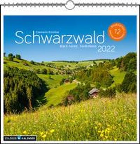 Schwarzwald 2022 Postkarten-Tischkalender, Kalender