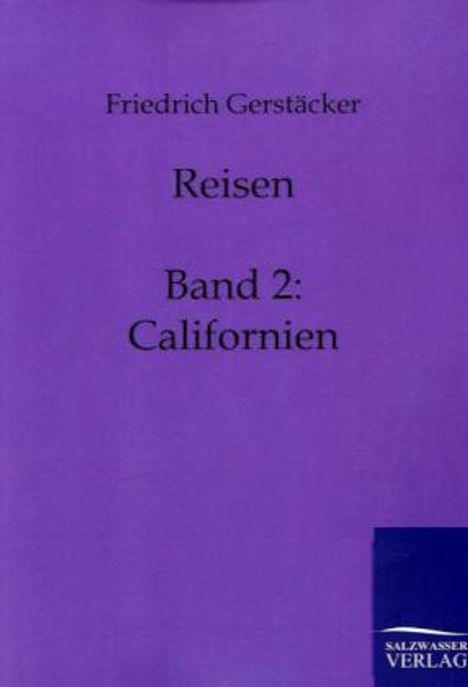 Friedrich Gerstäcker: Reisen, Buch