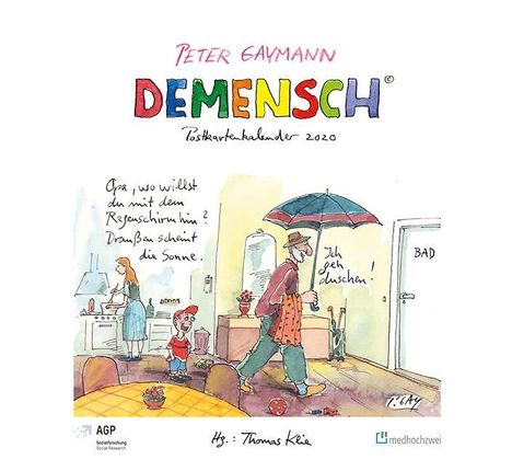 Peter Gaymann: Demensch. Postkartenkalender 2020, Diverse