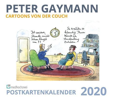 Peter Gaymann: Cartoons von der Couch. Postkartenkalender 2020, Diverse